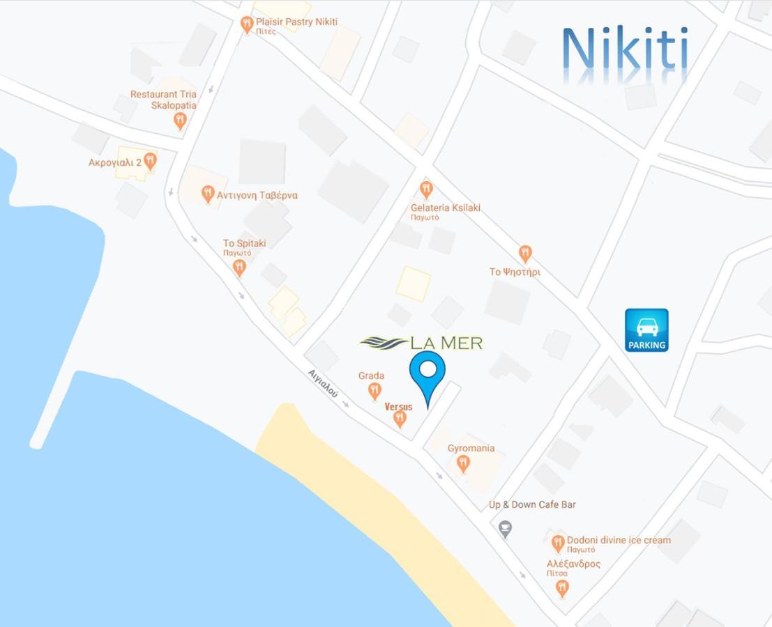 La Mer Apartments Никити Екстериор снимка